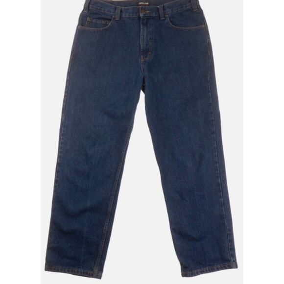 Kirkland Signature Men’s Jeans 40x32 Blue Denim Straight Leg Classic Fit - Picture 1 of 8